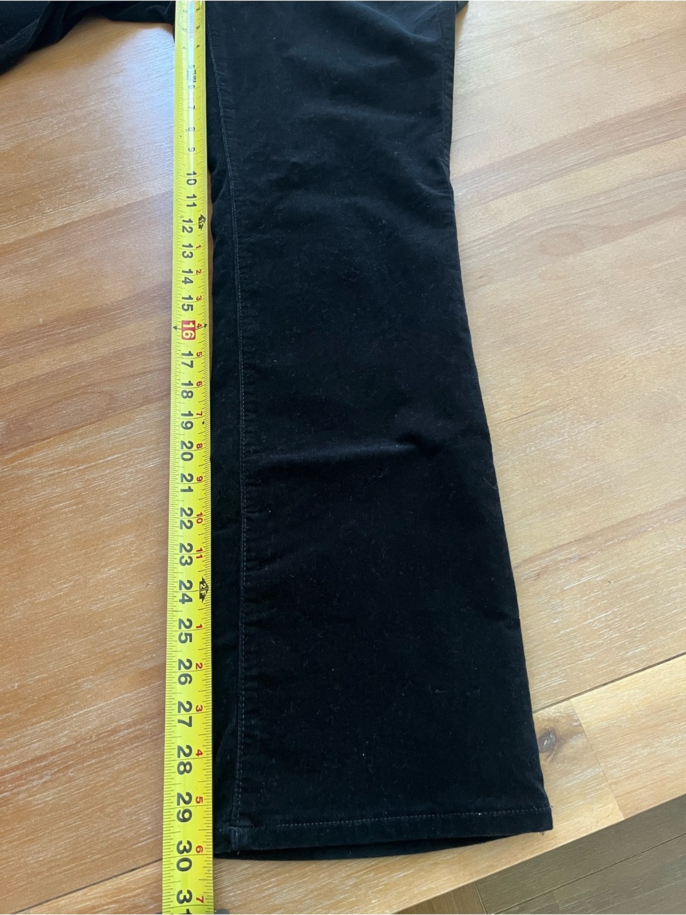 LOFT Curvy Sexy Bootcut Fine Corduroy Pants Black Size 10P / 30 - Picture 9 of 10